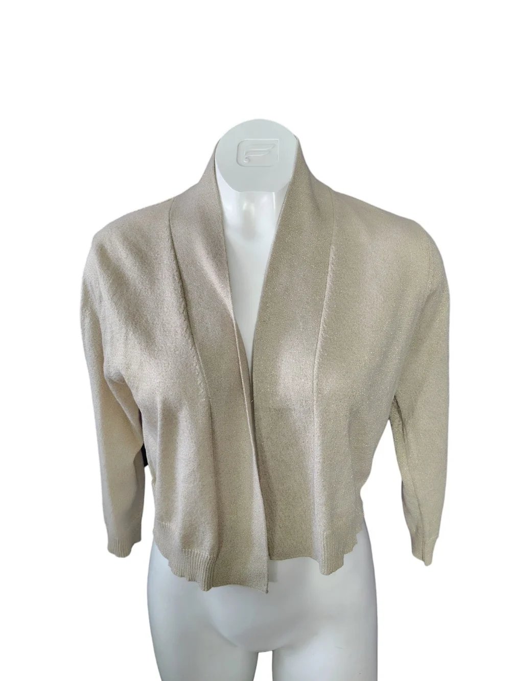 Calvin Klein Light Beige Open Front Cardigan